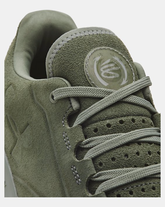 Unisex Curry 1 Low FloTro Lux Basketball Shoes in Green image number 5
